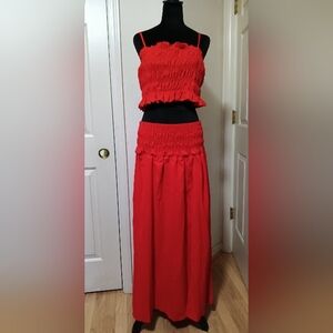 Two piece skirt and top NWOT